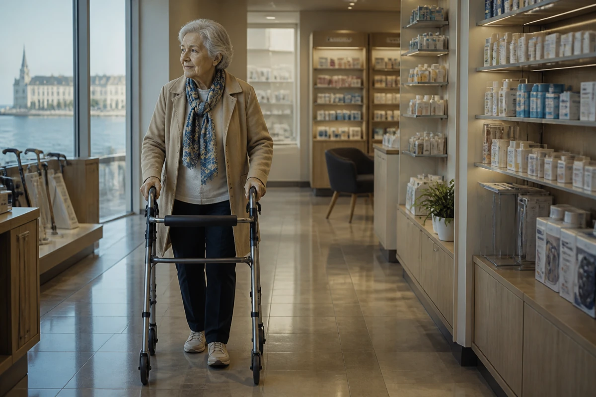 Achat déambulateur personne âgée Saint-Malo