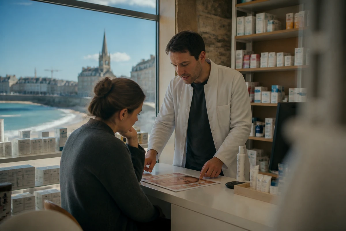Pharmacie avec consultation dermatologique Saint-Malo