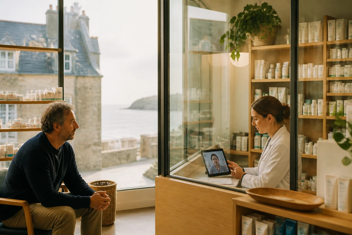 Pharmacie avec téléconsultation à Saint-Malo