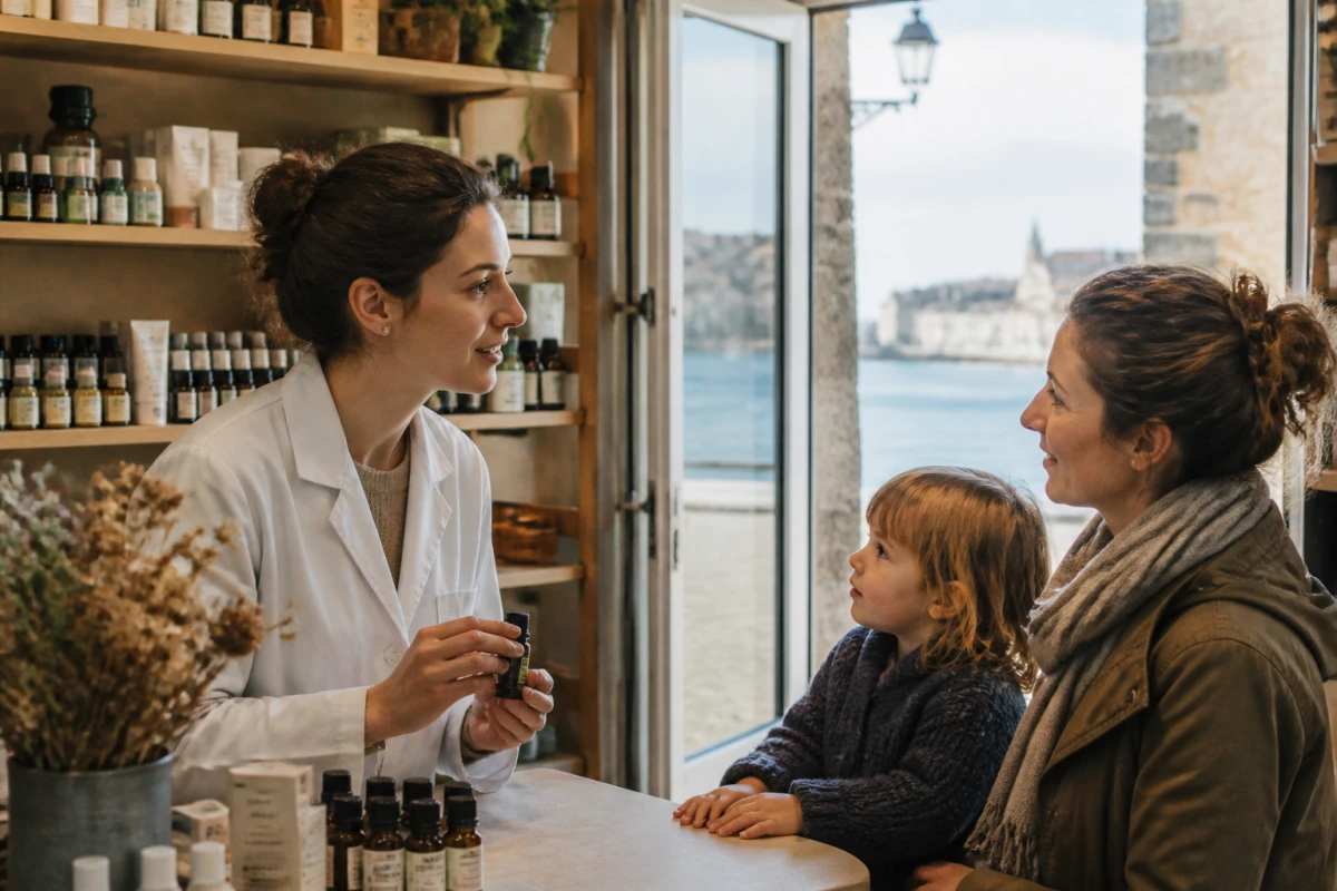 Pharmacie conseil aromathérapie enfants Saint-Malo