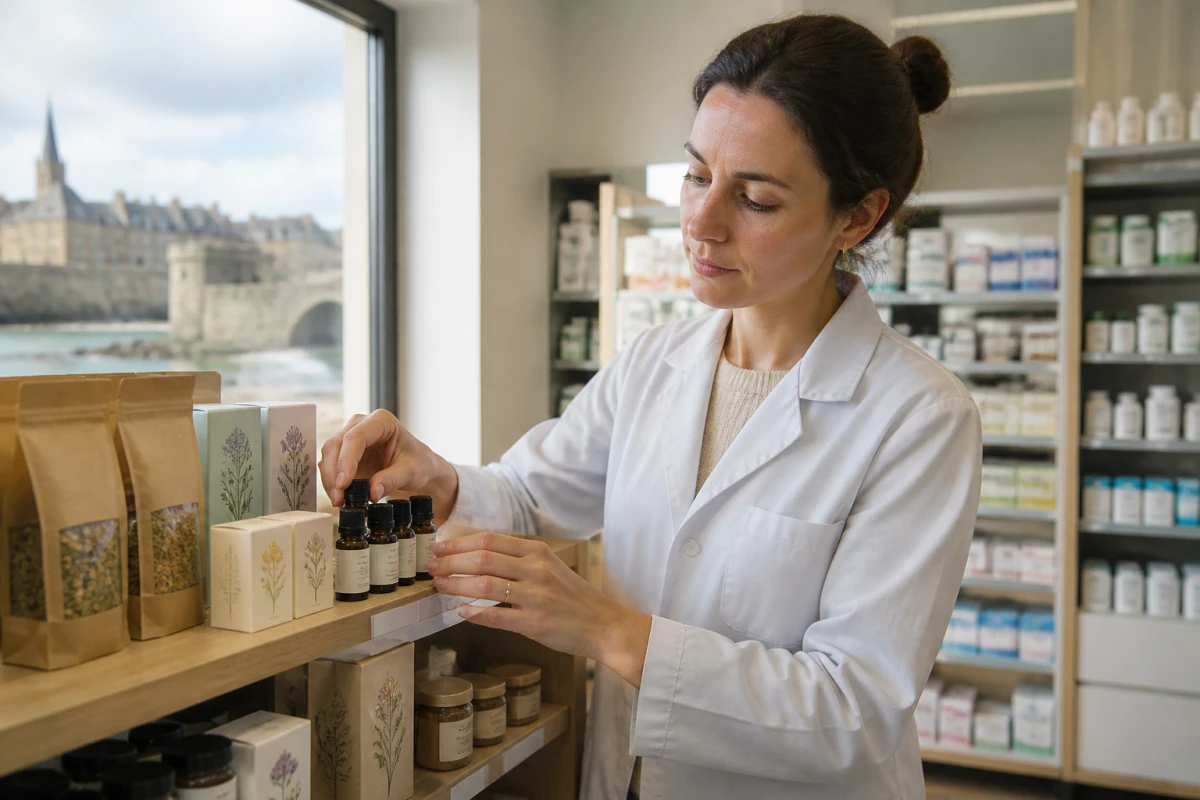 Pharmacie produits naturels stress anxiété Cancale