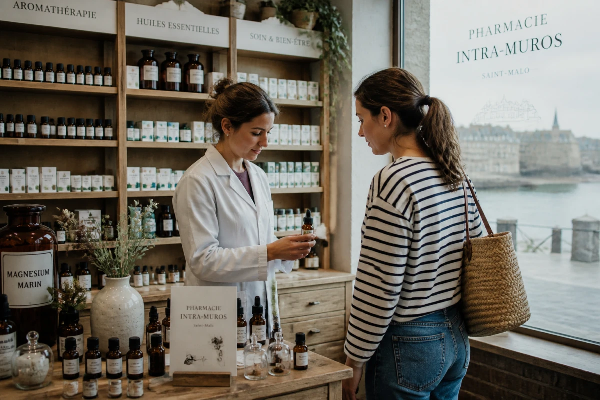 Pharmacie spécialisée en aromathérapie Saint-Malo