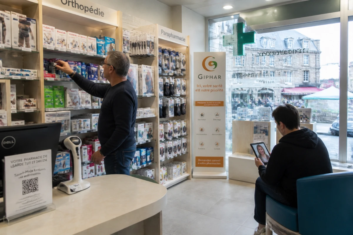 Pharmacie spécialisée en orthopédie à Saint-Malo