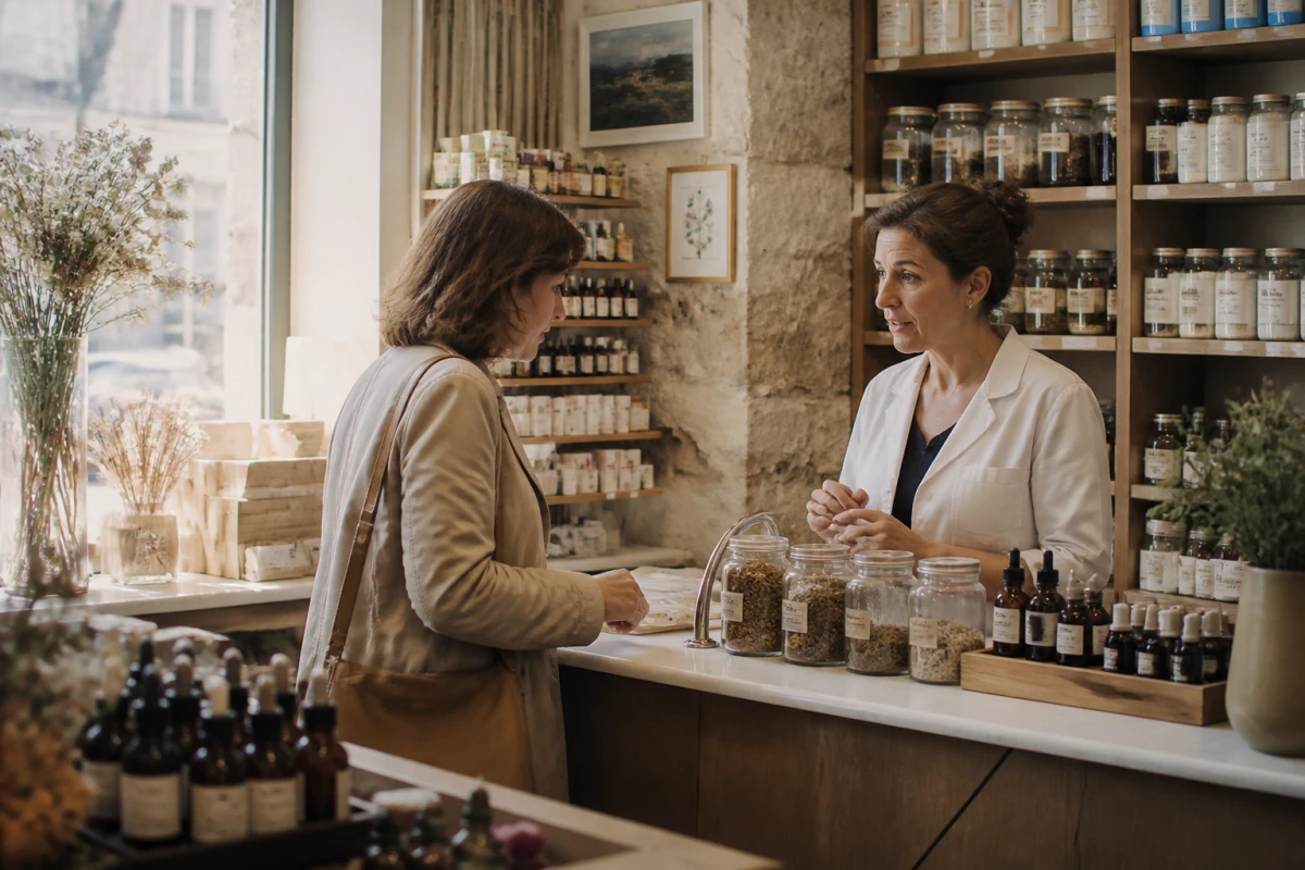 Pharmacie spécialisée phytothérapie femmes Saint-Malo