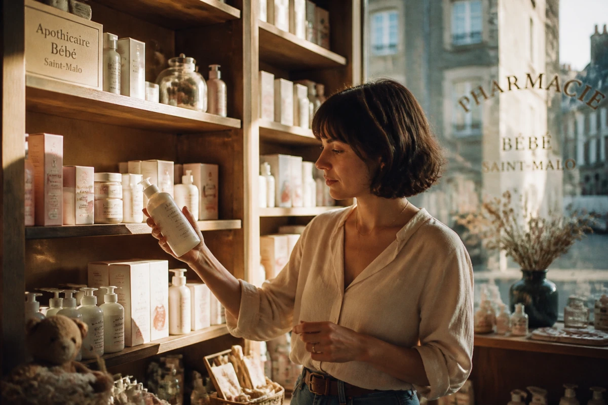 Pharmacie spécialisée produits bébé naturels Dinard
