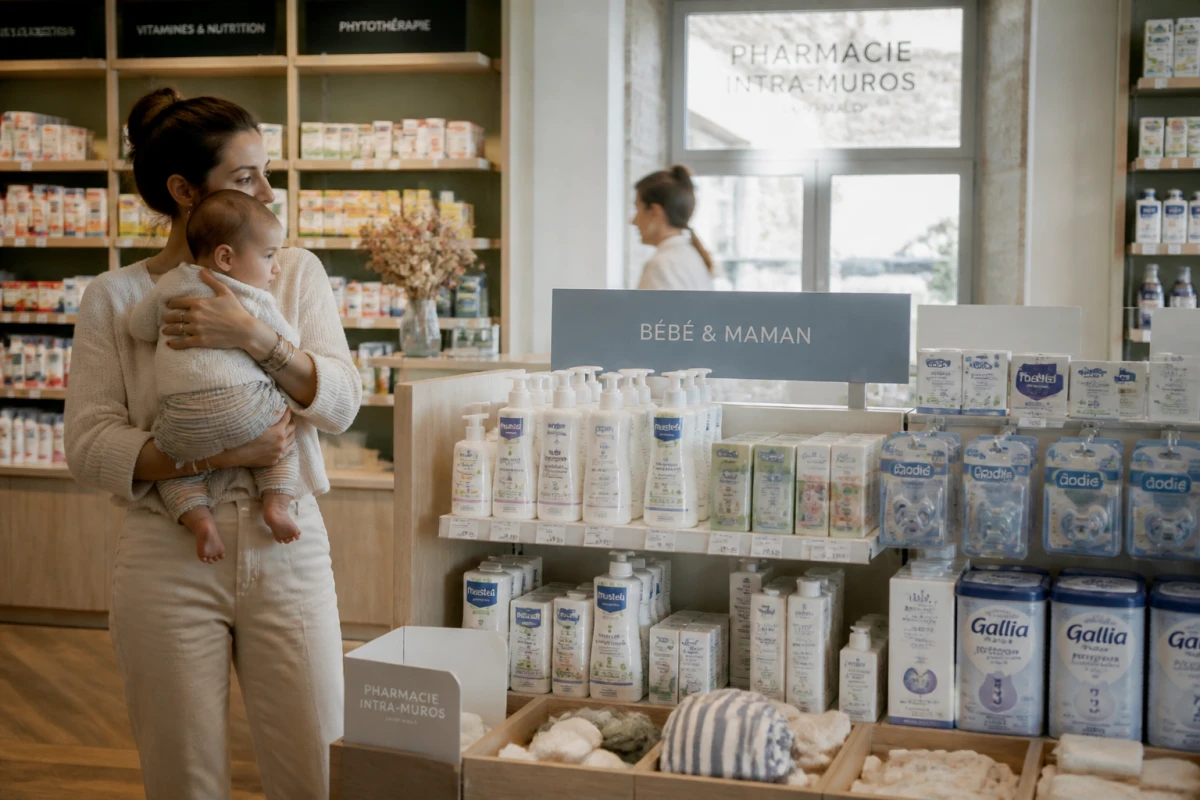 Produits bébé pharmacie Dol-de-Bretagne